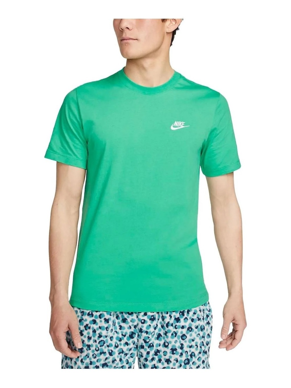 Nike Green Crewneck Short Sleeve Logo Tee